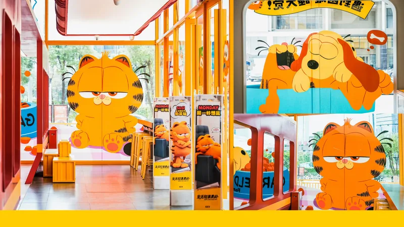 Garfield — Themed interior and fixtures