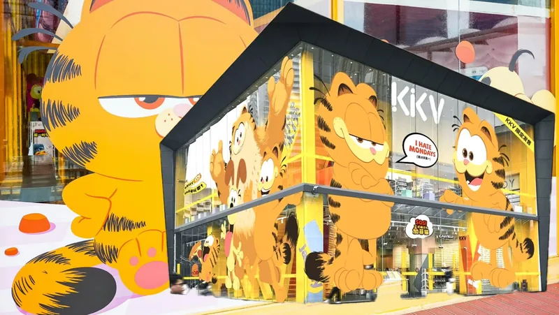 Garfield — Freestanding black-box shop at KKV