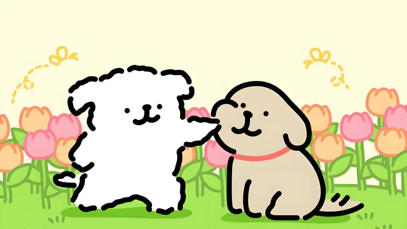 Line Puppy — Key visual
