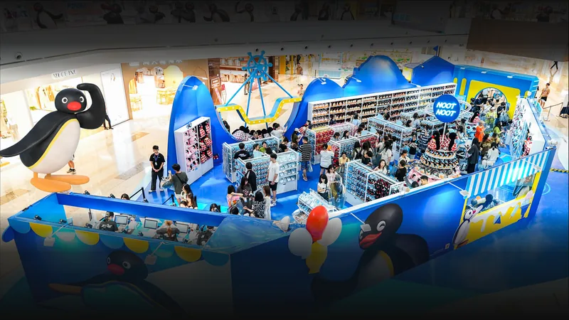 Pingu — In-mall pop-up store